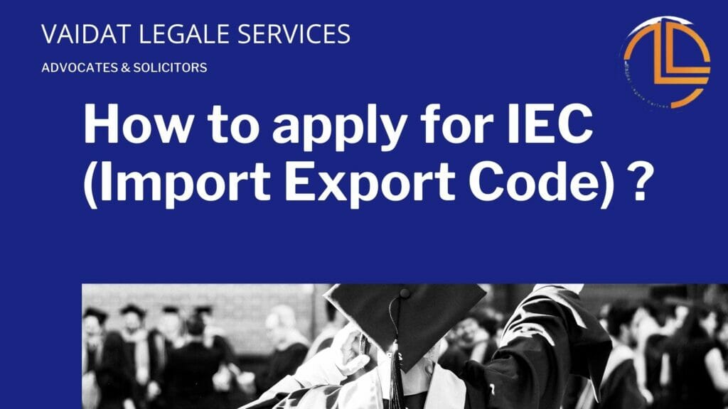 IEC, Import Export Code